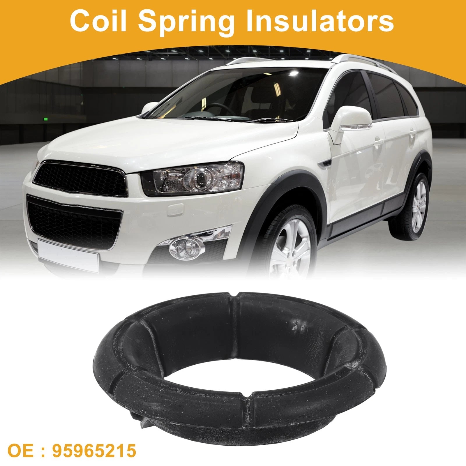 Lower Coil Spring Insulator No. 95965215 for Chevrolet Captiva (2007–2010) Rubber