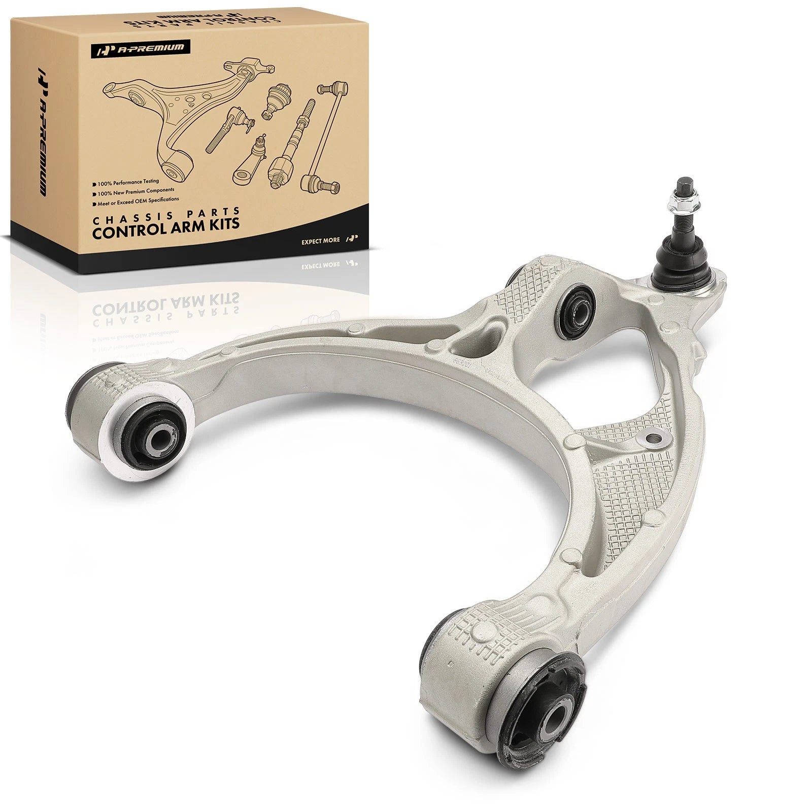 Front Left Lower Control Arm with Ball Joint for Jeep Grand Wagoneer (1974–1993)