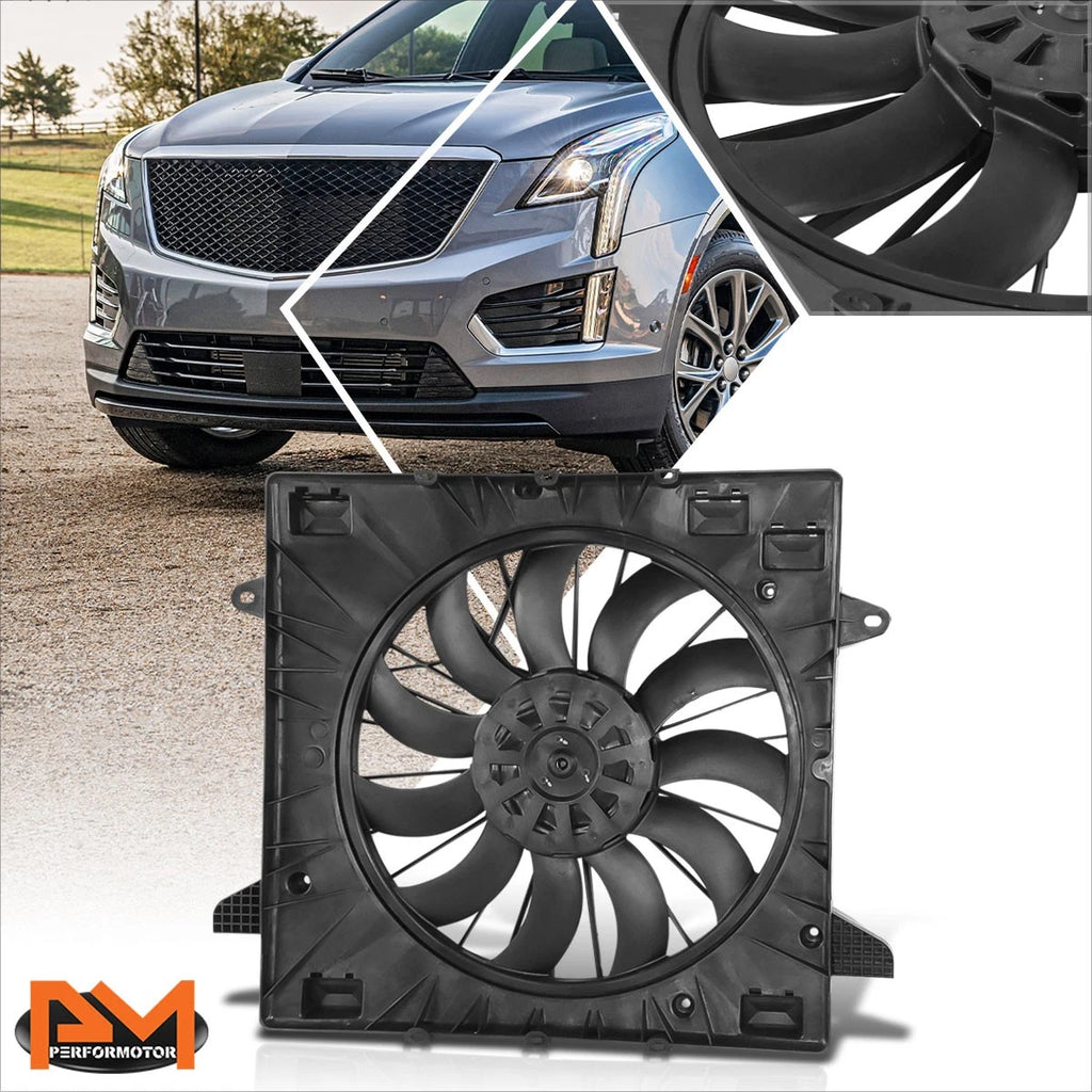 Radiator Cooling Fan Assembly for Cadillac XT5 XT6/Chevy Blazer/GMC Acadia (2020–2022)