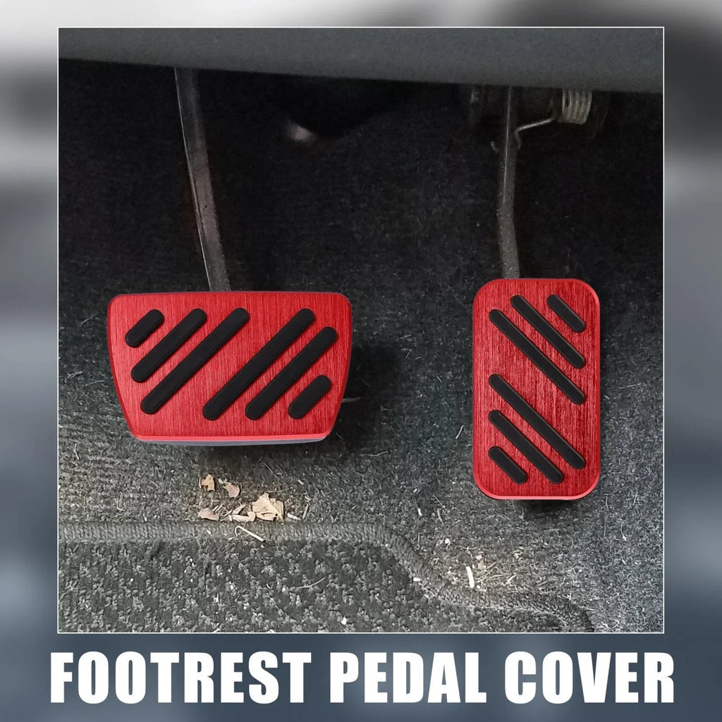 2 x Gas Accelerator Pedal Covers for Honda Accord (2013-2022) Red