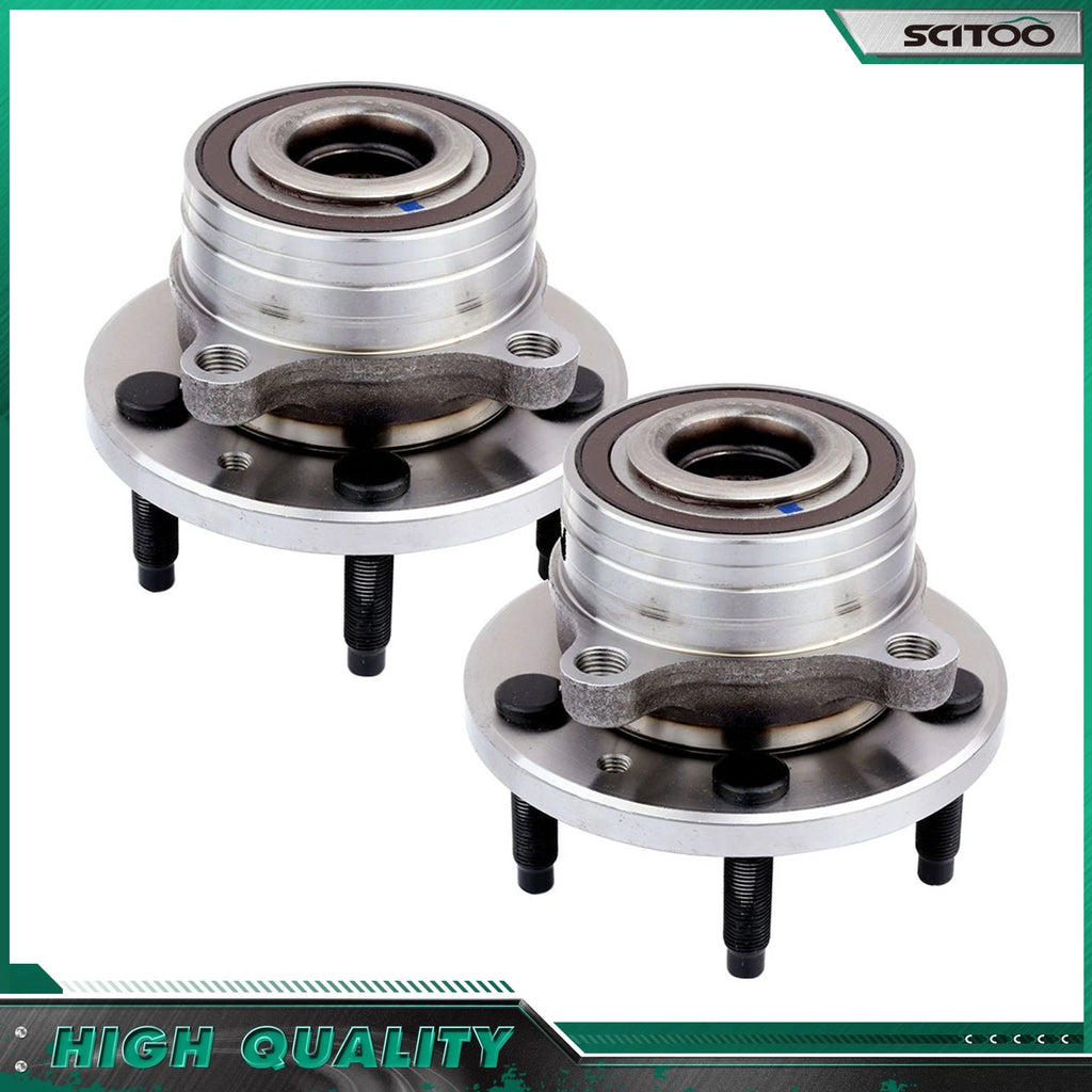 2X Front Wheel Bearing Hub Assembly for Ford Explorer (2011–2019) 5 Lug