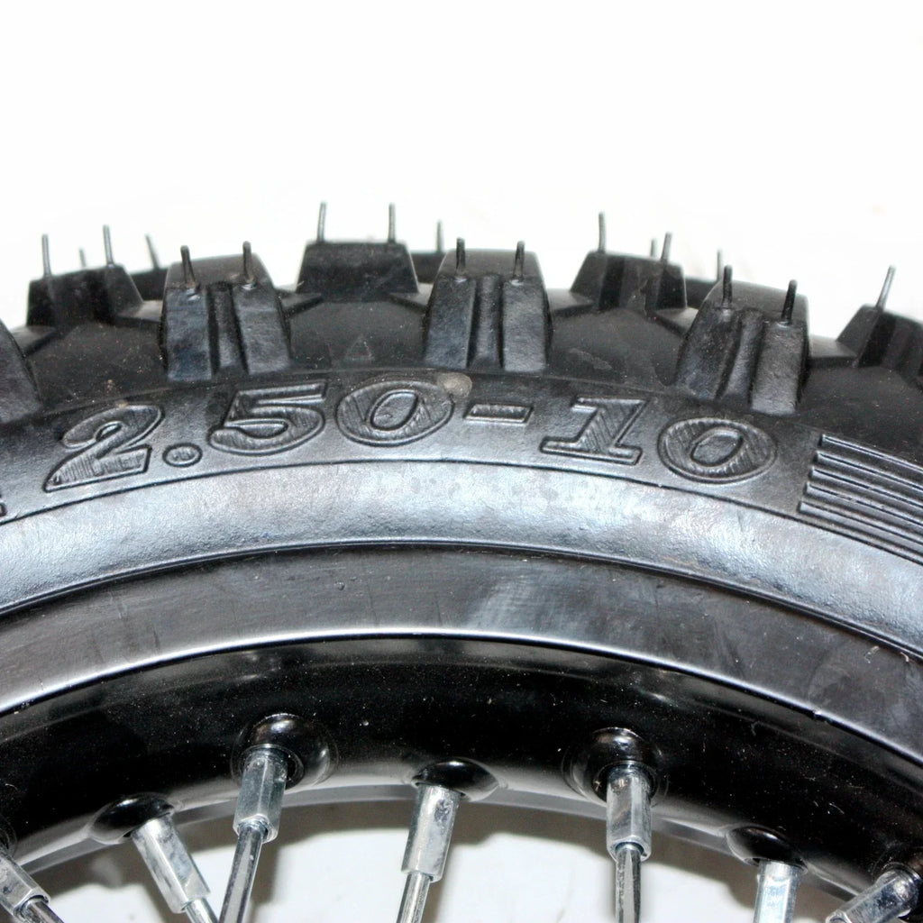 12mm Axle 10" Front & Rear Wheel Rim Tire for PIT PRO Dirt Bike