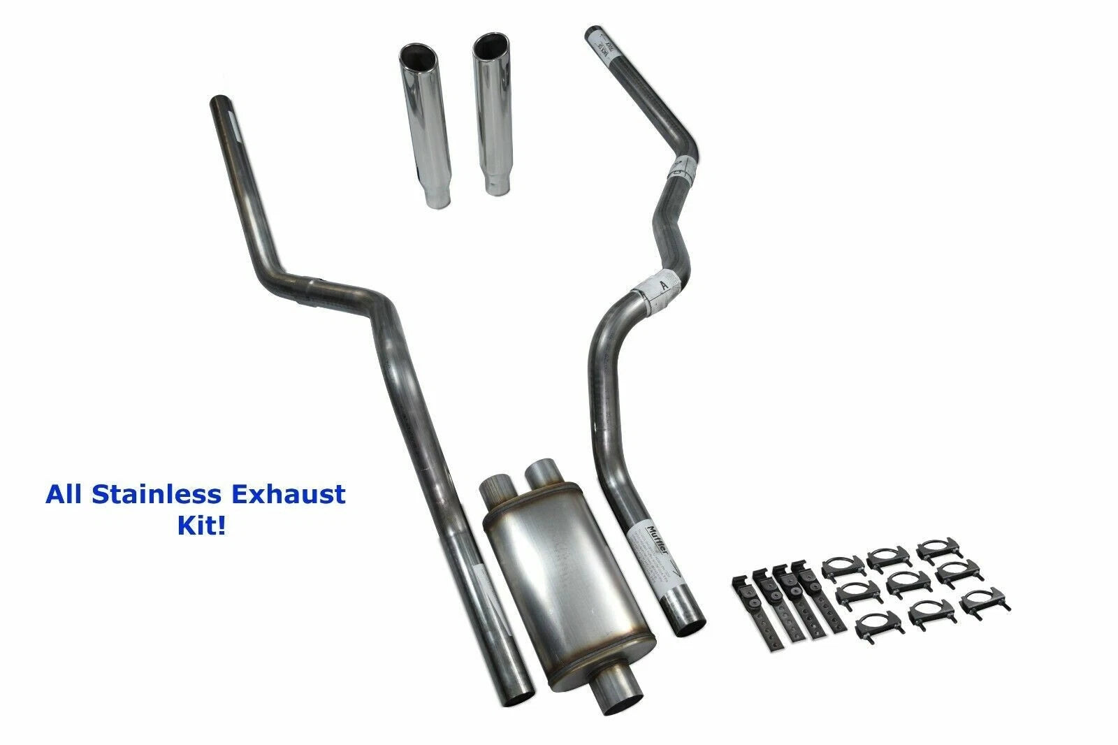 Dual Stainless Exhaust Kit for Dodge Ram 1500 (2009–2018)
