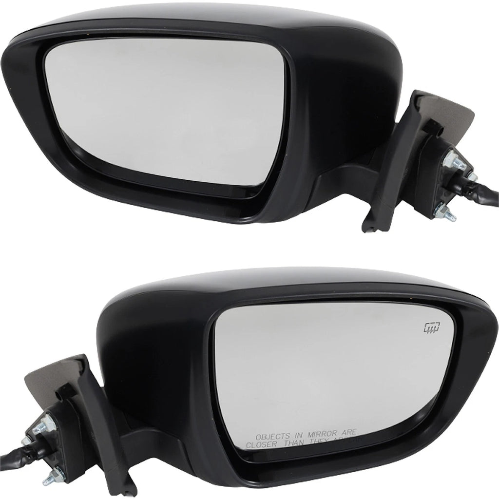 Set of 2 Heated Mirrors for Nissan Juke