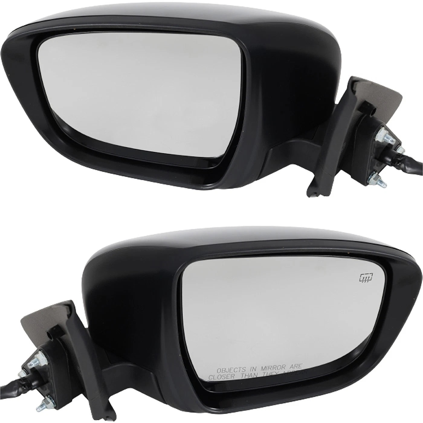 Set of 2 Heated Mirrors for Nissan Juke