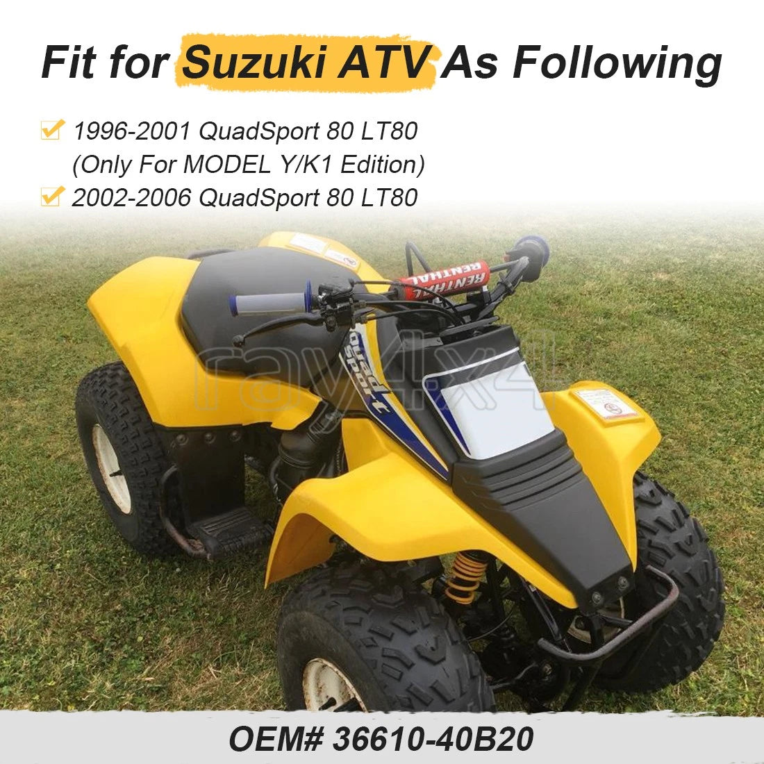 Wiring Harness for Suzuki QuadSport 80 LT80 (1996–2006) 36610-40B20, 36610-40B10