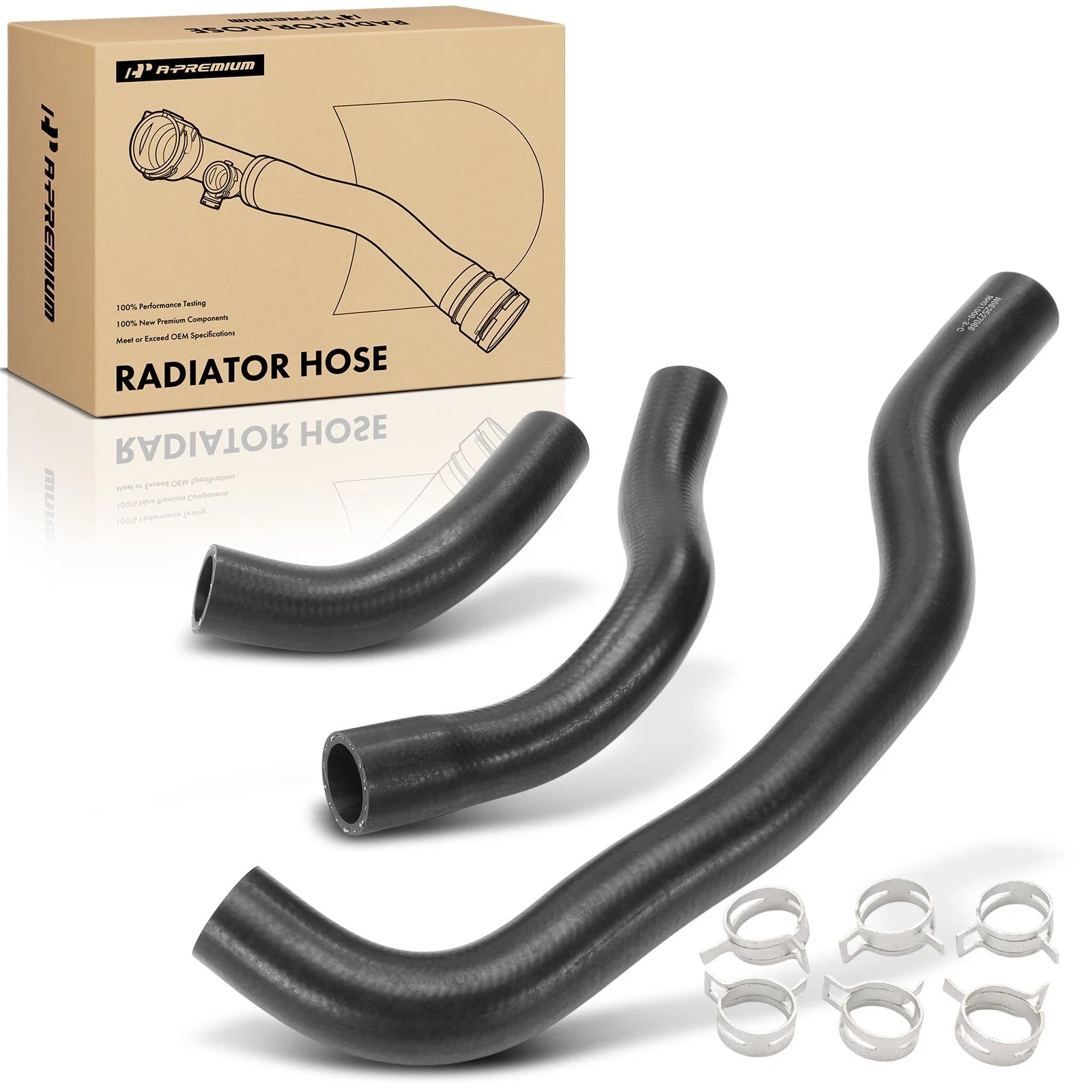 3X Upper & Lower Radiator Coolant Hose for Honda Civic Hybrid (2006–2011)