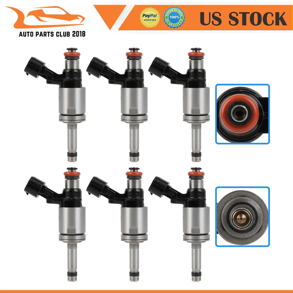 Set of 6 Fuel Injectors for Ford Expedition (2015–2017) F-150 (2011–2016) FJ1138