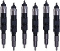 6X Fuel Injector DZ-100217 for John Deere E210LC E240LC 4045T 6068T 6068 7430