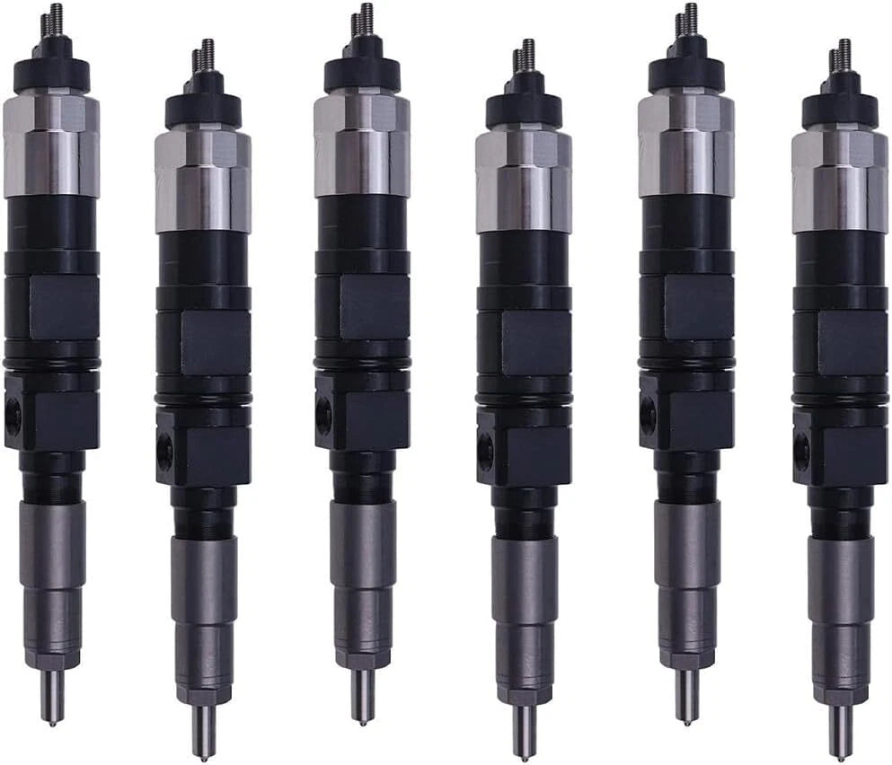 6X Fuel Injector DZ-100217 for John Deere E210LC E240LC 4045T 6068T 6068 7430