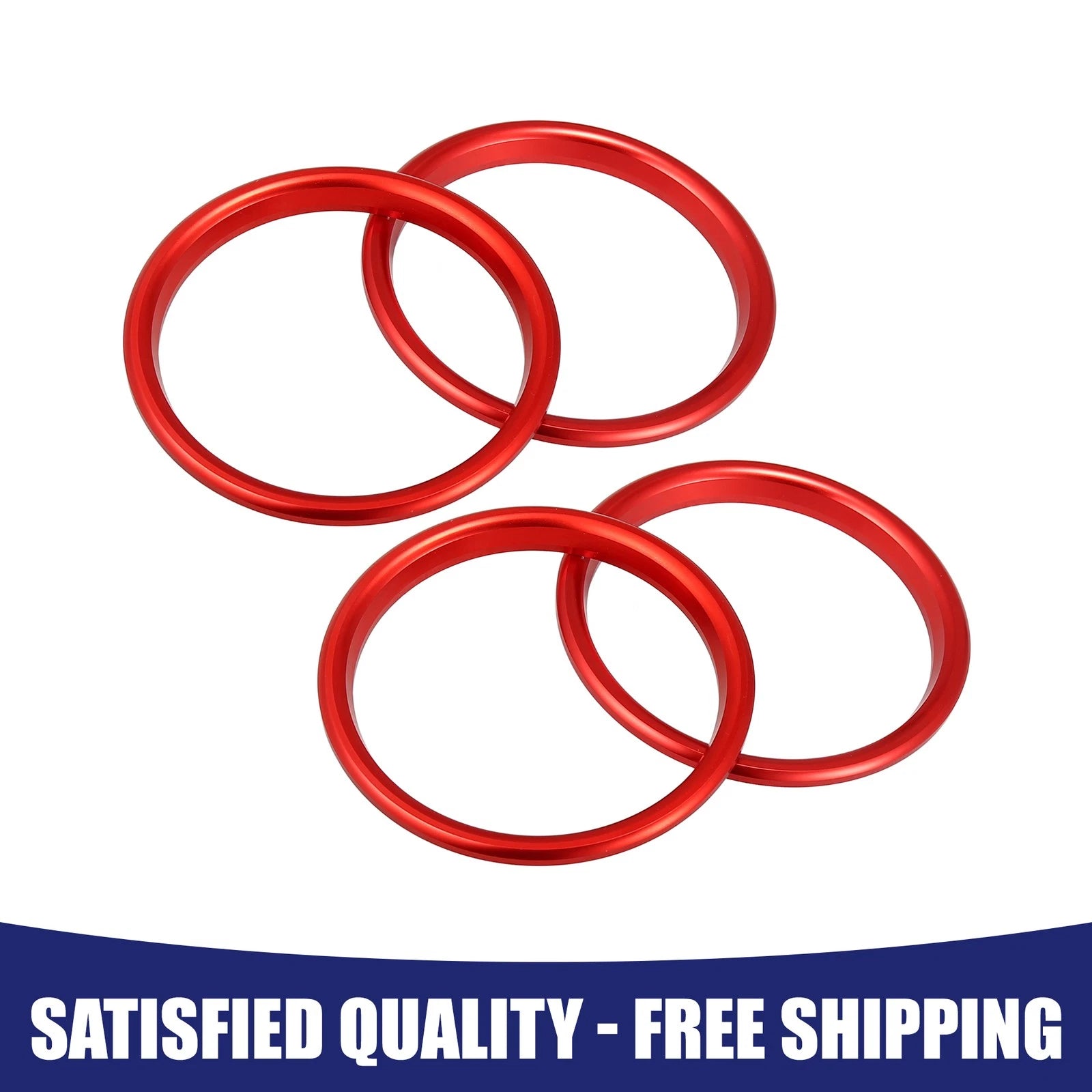Set of 4 Car Vent Ring Outer Trim for Audi A3 