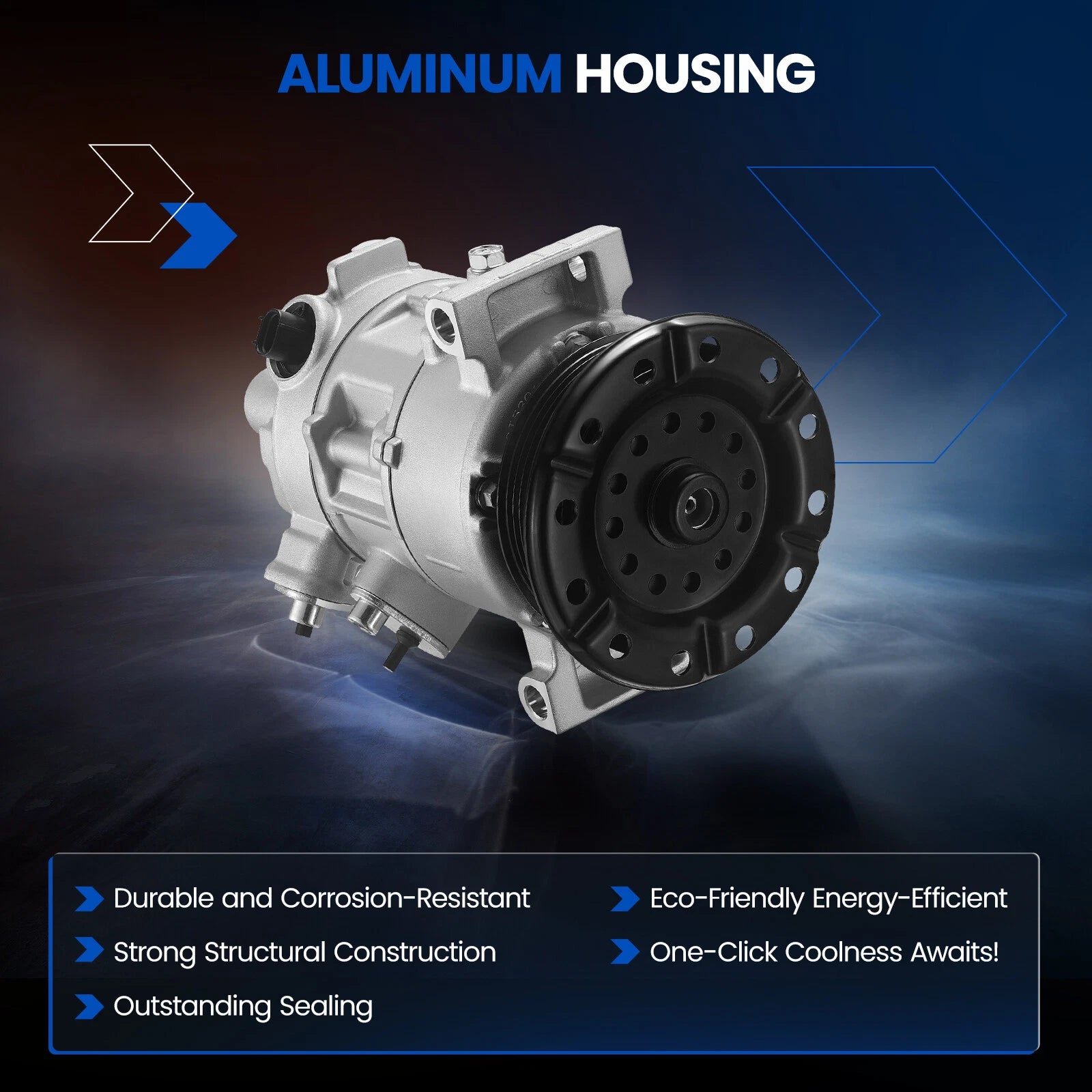 AC Compressor with Clutch for Dodge Caliber Jeep Compass Patriot (2007–2008)