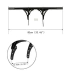Black Highway Footpeg Crashbar for Harley Softail Low Rider Street Bob (18-25)