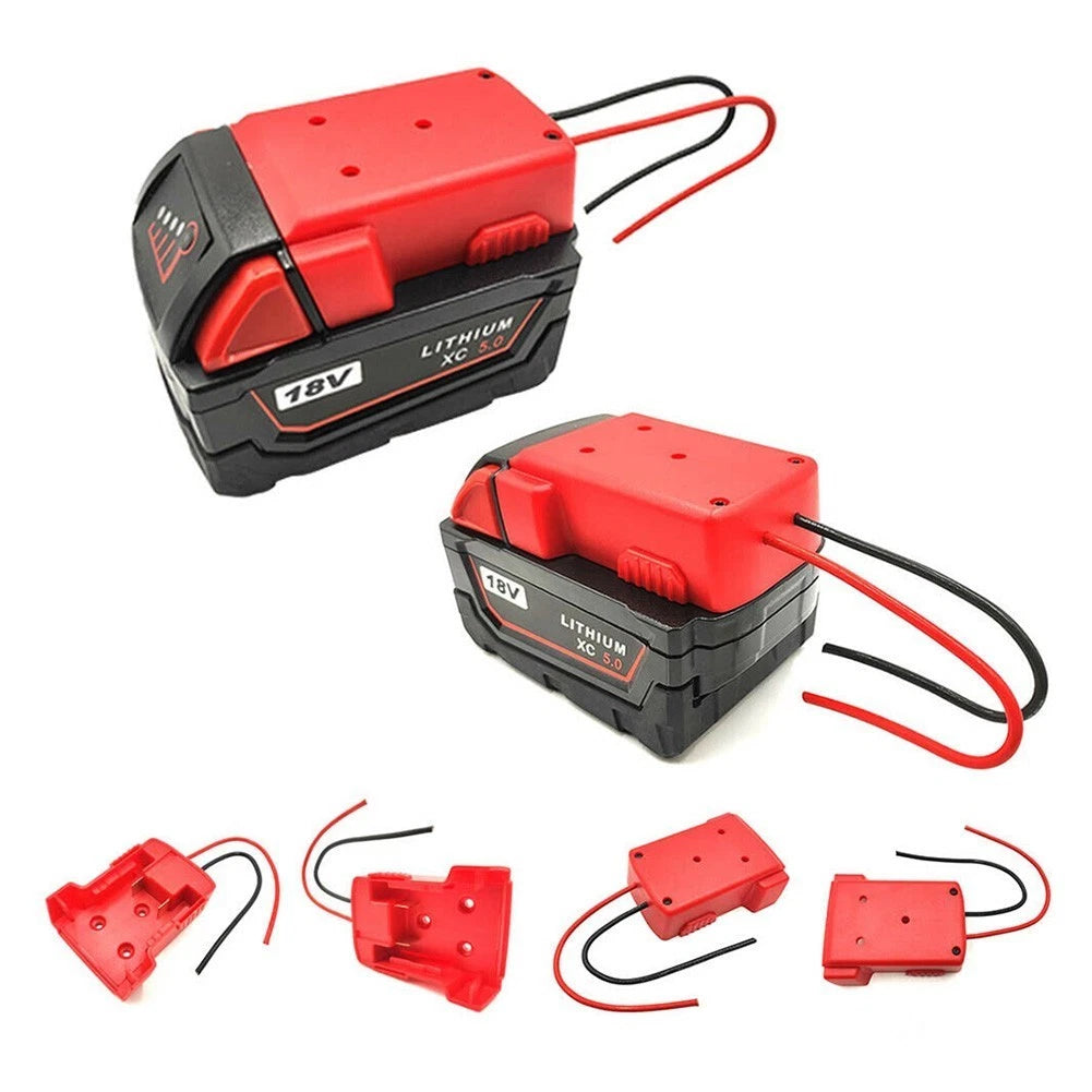 Battery Adapter for Milwaukee M18 Li-ion Battery (2012–2023)