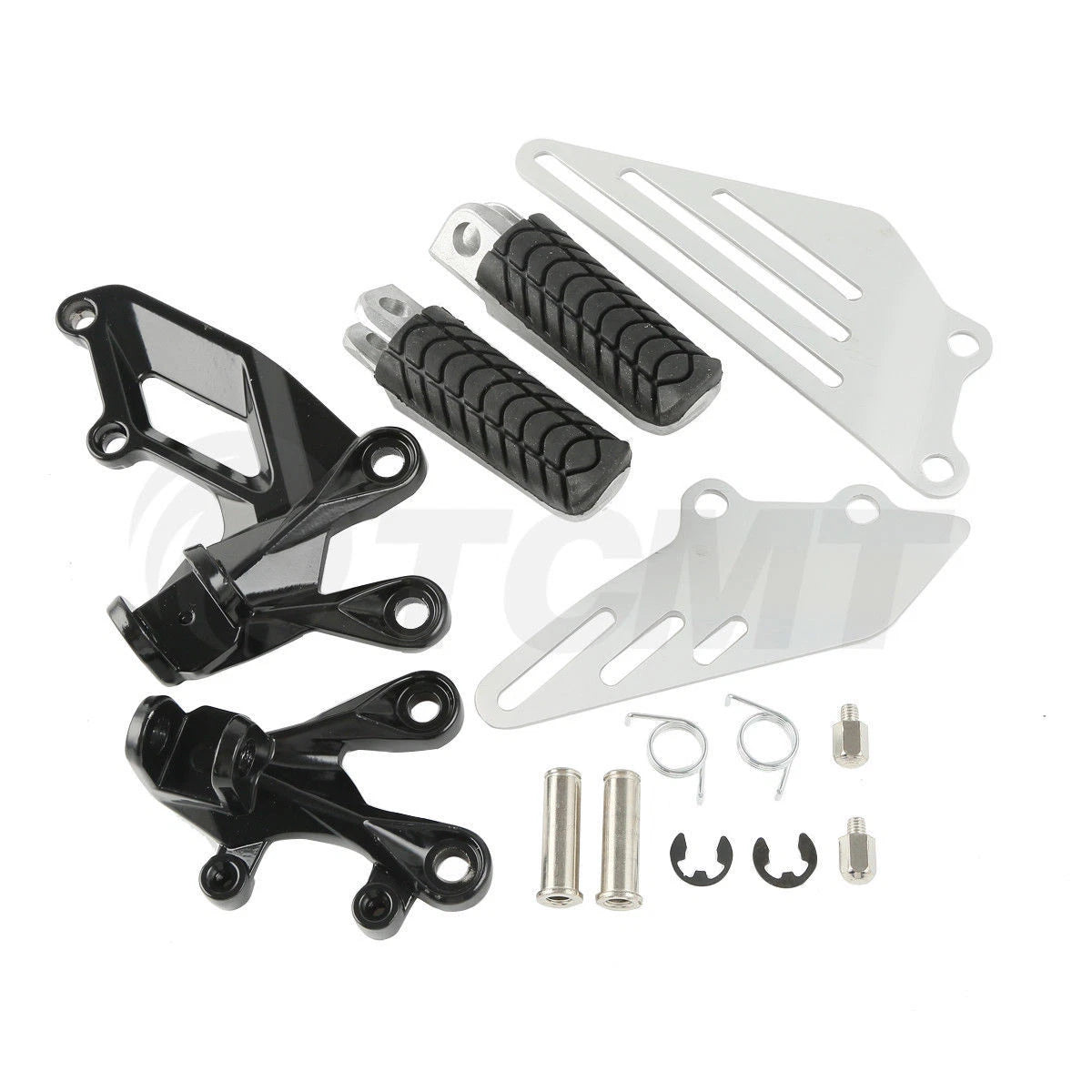 Front Rider Footpegs Footrest Set for Kawasaki Ninja ZX14R ZZR1400 (2006–2023)