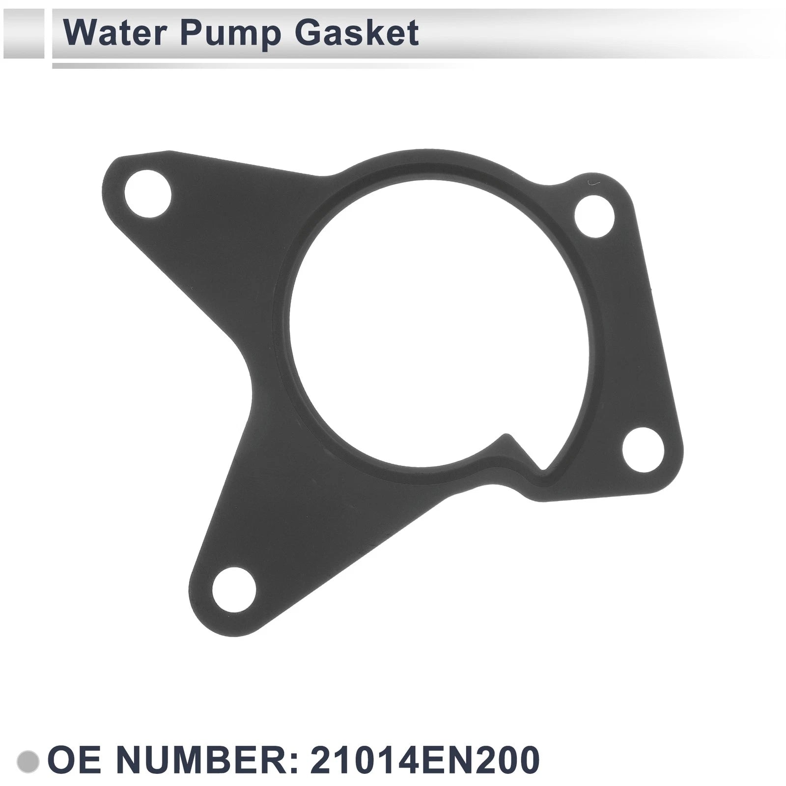 Water Pump Gasket No. 21014EN200 for Nissan Cube (2011–2014) Rubber 1Pc