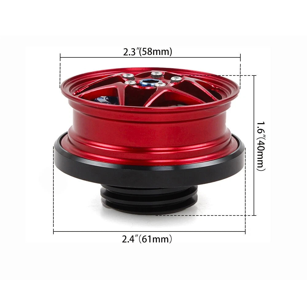 Aluminum Engine Oil Filler Cap Cover for Honda Civic, Acura