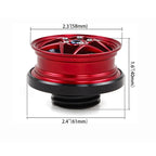 Aluminum Engine Oil Filler Cap Cover for Honda Civic, Acura