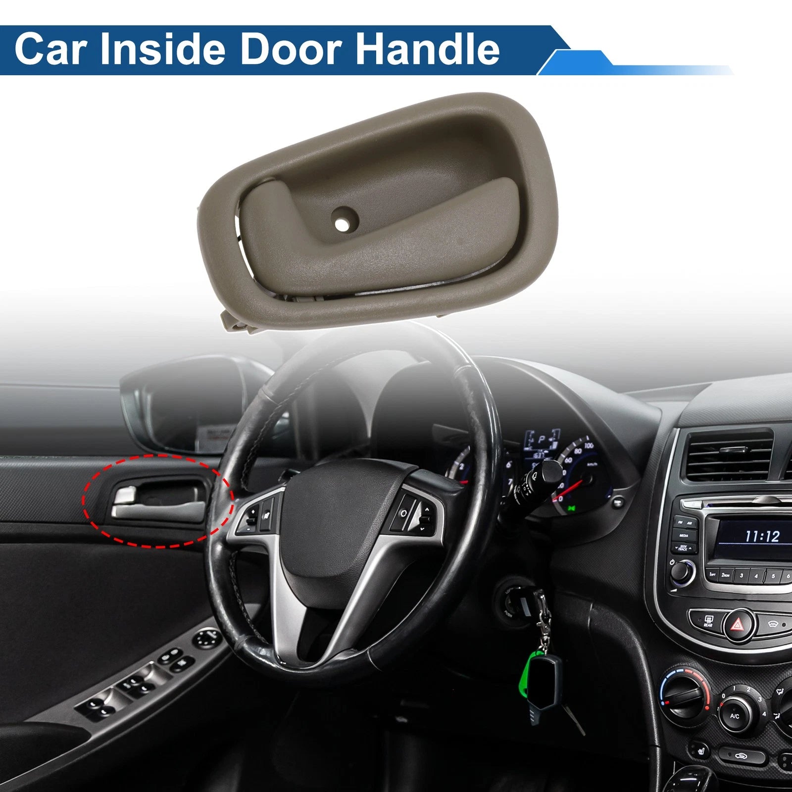 Front Passenger Side Interior Door Handle for Toyota Corolla (1998–2002) No. 6920602050