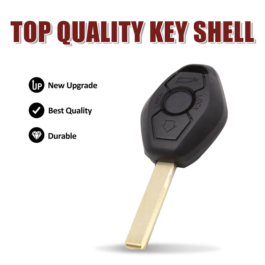 Key Fob Shell Case for BMW 3 5 7 Series E38 E39 E46 E81 (1998–2012)