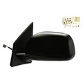 Replacement Textured Driver Power Door Mirror w/o Signal Light w/o Heated Glass