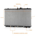 Aluminum Cooling Radiator DPI-13023 for Toyota Highlander (2008–2013)