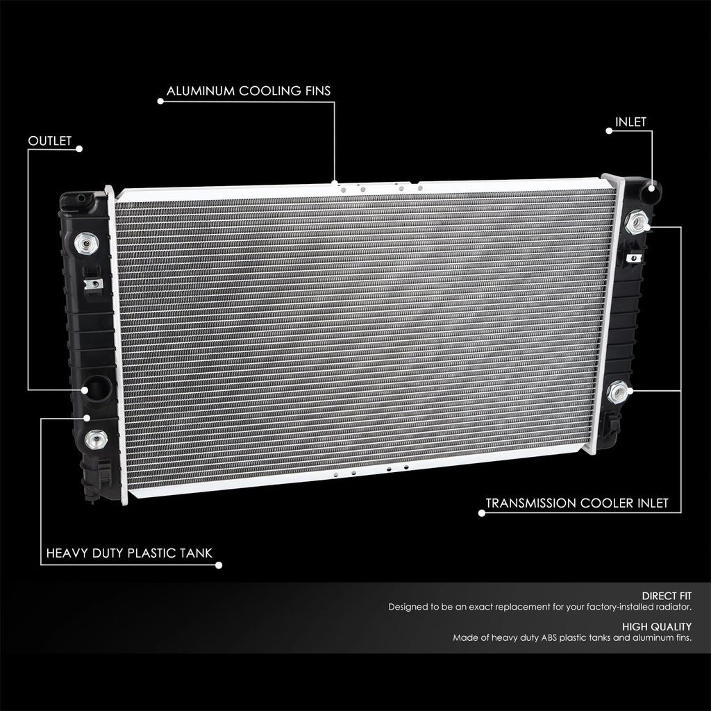 Cooling Radiator for Oldsmobile Aurora (1995–1996) DPI 1700 Aluminum