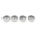 Set of 4 Chrome Gear Skull Bolt Caps for Harley Dyna Softail Road King