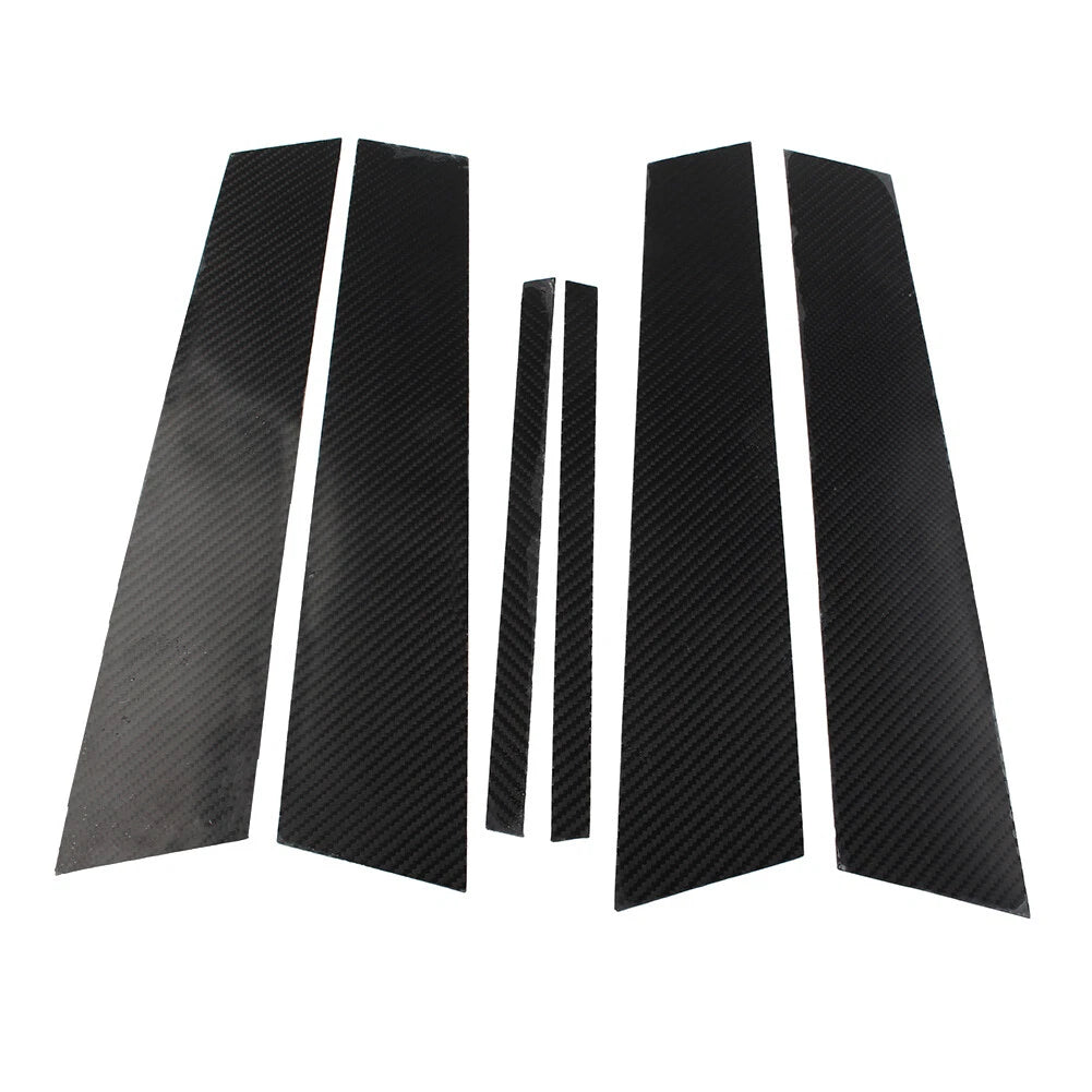 Set of 6 B Pillar Post Cover Trim for Alfa Romeo Giulia (2017–2021)