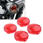 4 x Turn Signal Lens Light Covers for Harley Touring Softail Dyna