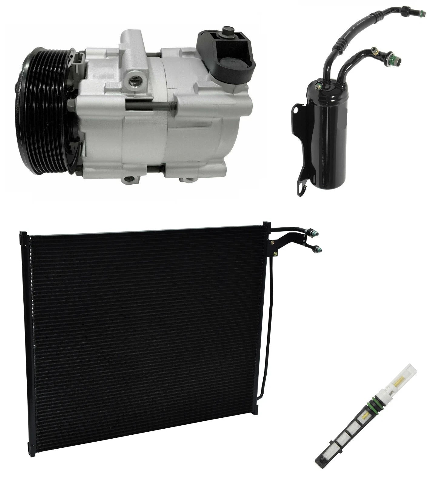 AC Compressor Kit With Condenser for E-450 Super Duty (2005–2015)