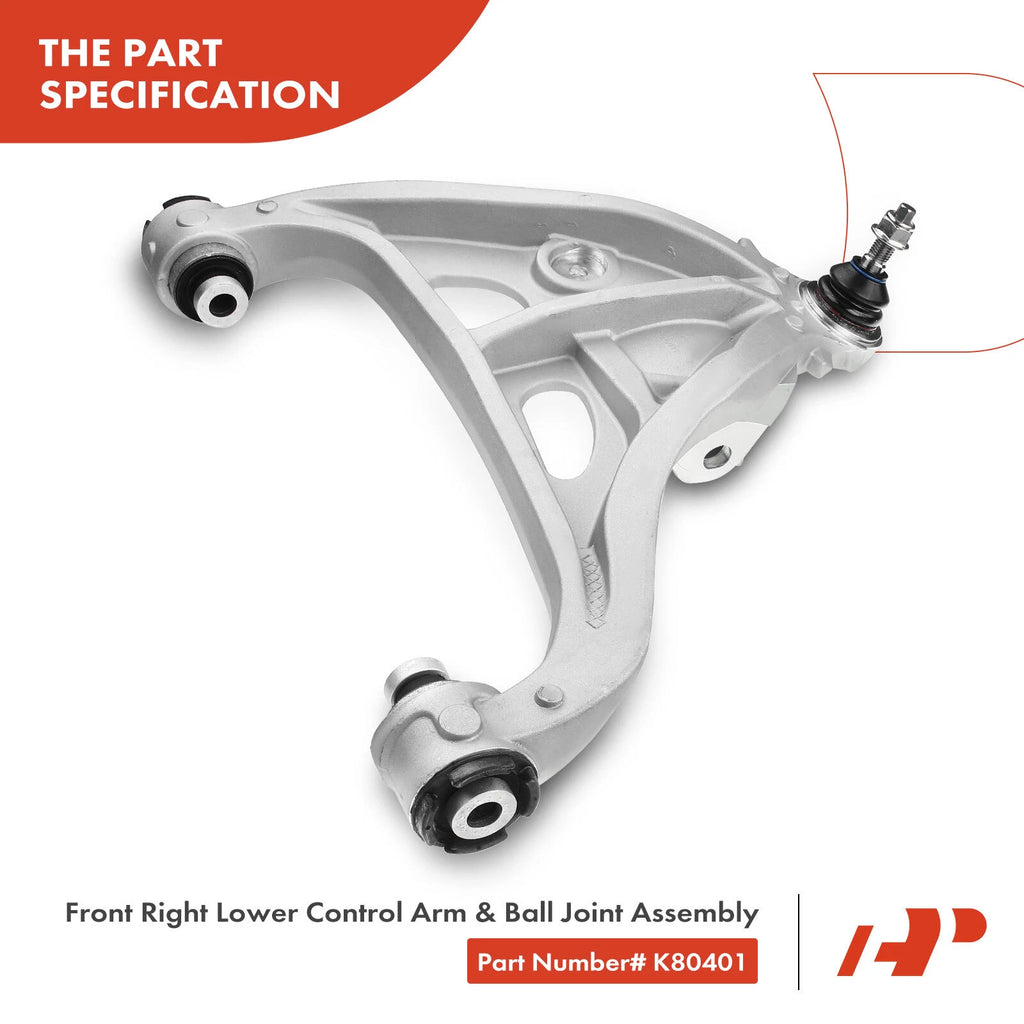Set of 4 Front Control Arms with Ball Joints for Ford F-150 (2005–2008)