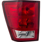 Halogen Tail Light for Jeep Grand Cherokee (2005–2006) Left Clear Red Lens