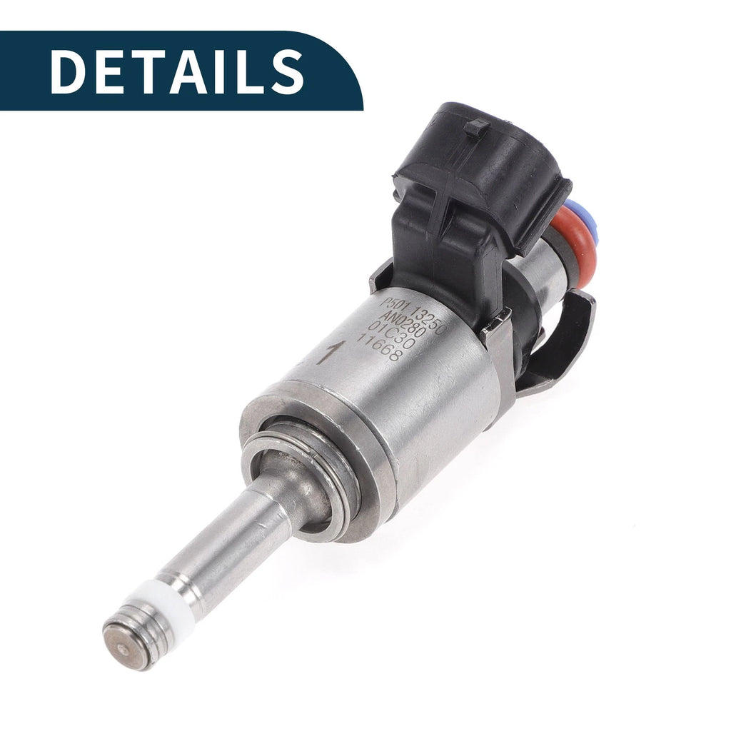 Fuel Injector No.P50113250A for Mazda 2 2.0 (2017) 1 Pc Black