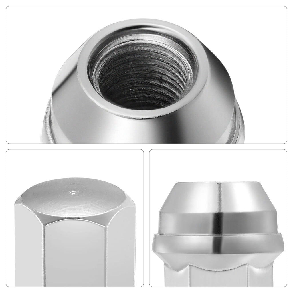 24pcs M14x1.5 Acorn Wheel Lug Nuts for Factory Chrome (Fits )