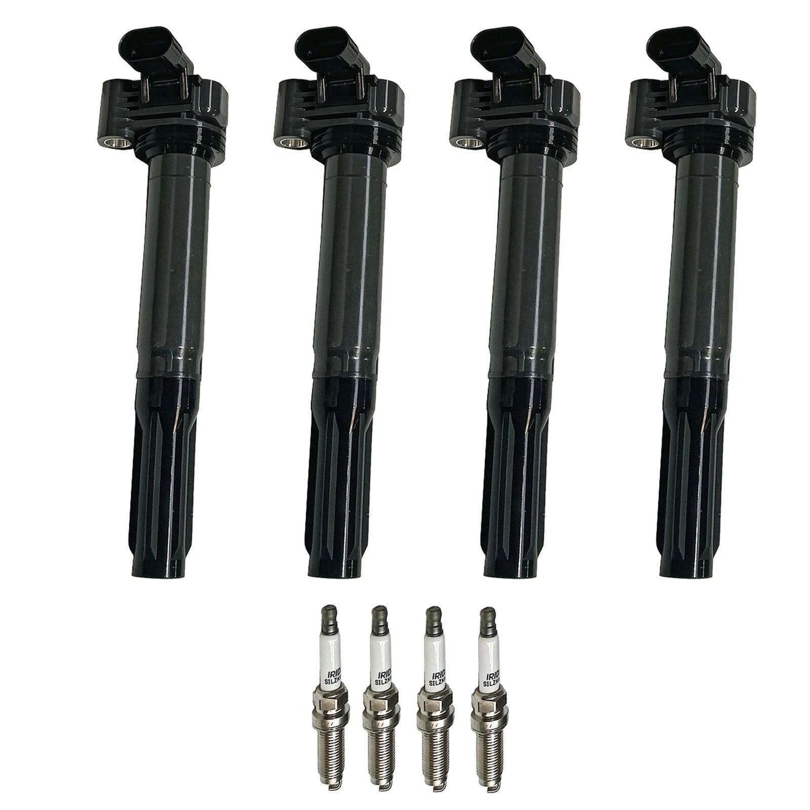 4X Ignition Coils & 4X Iridium Spark Plugs for Fiat 500 (2012–2016) UF649