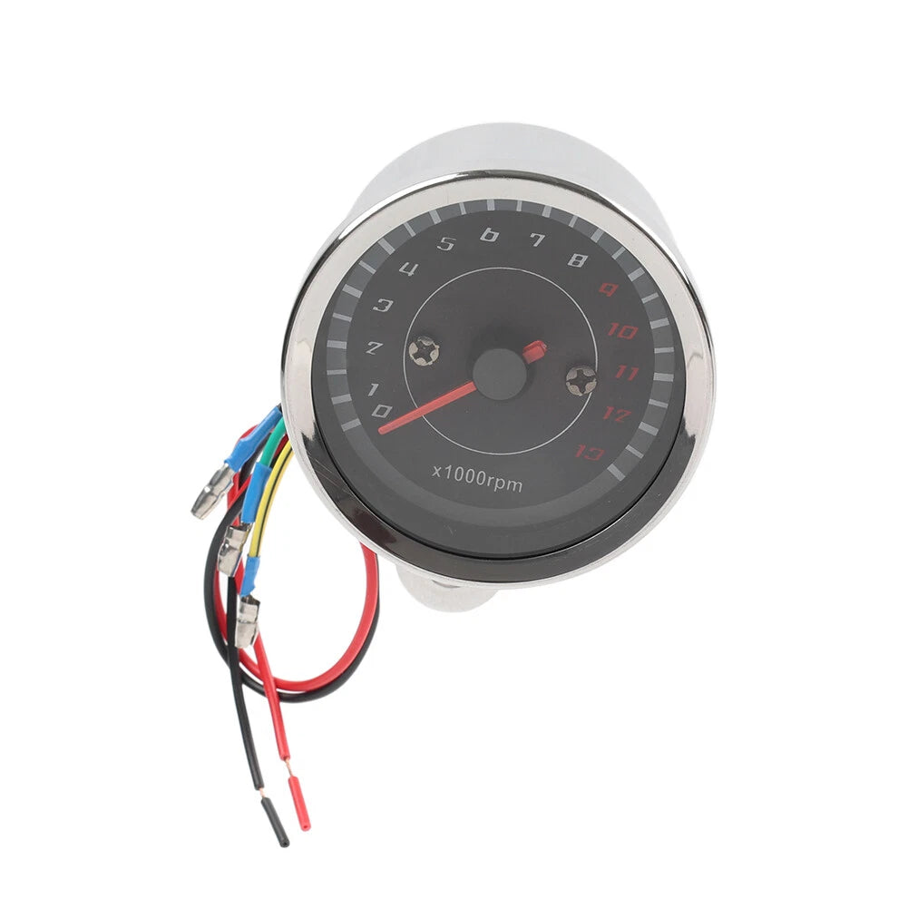 Chrome Tachometer Speedometer Gauge 12V for Harley XL Sportster (2007–2023)