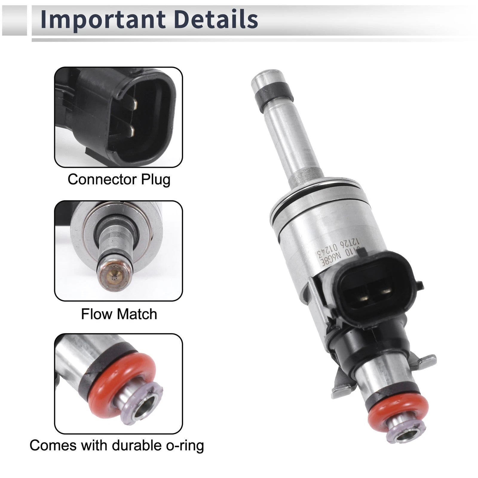 Fuel Injector No.JX6E9G929AA/JX6E9G929AC for Ford Transit Connect (2019–2022)