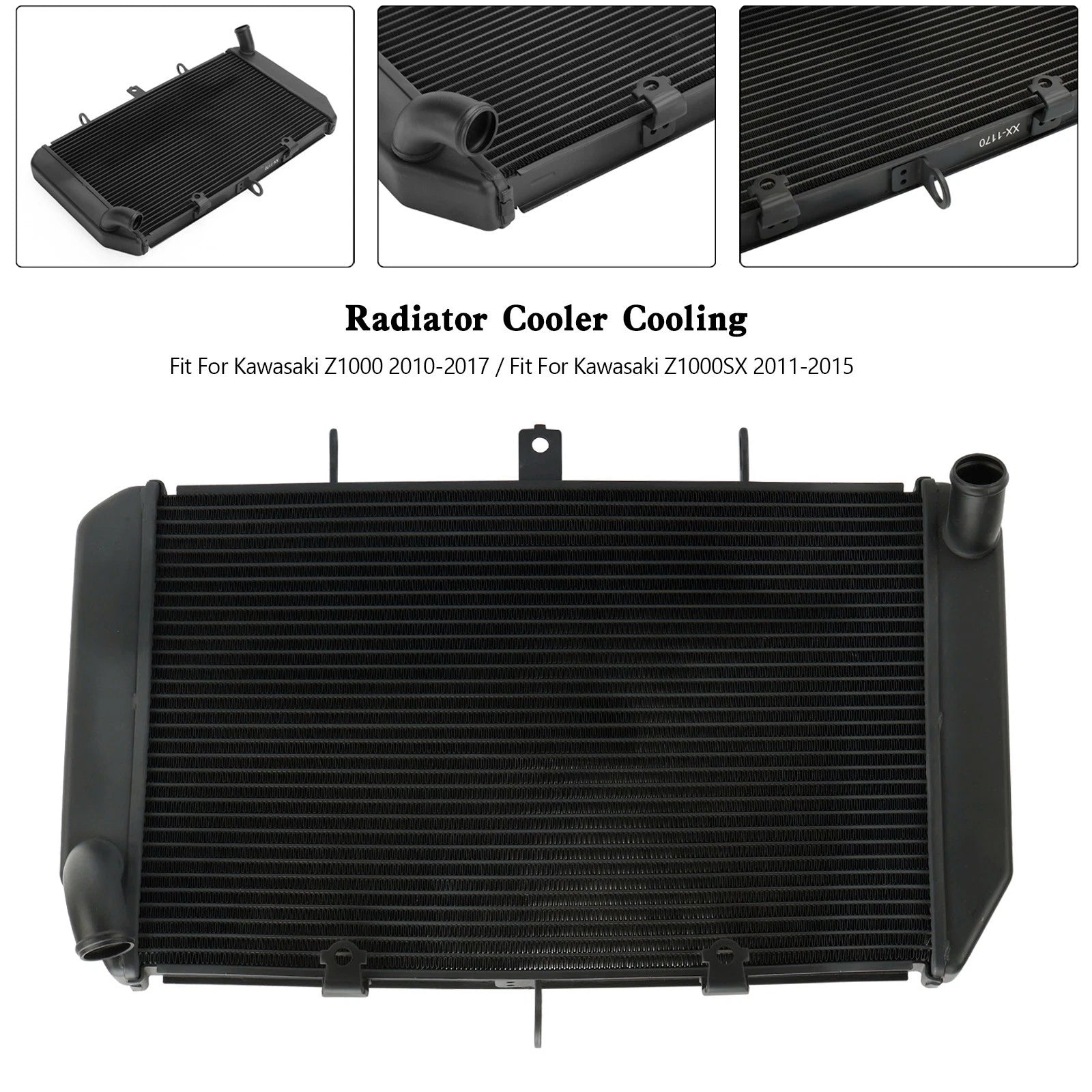 Aluminum Radiator for Kawasaki Z1000 SX (2010–2017)