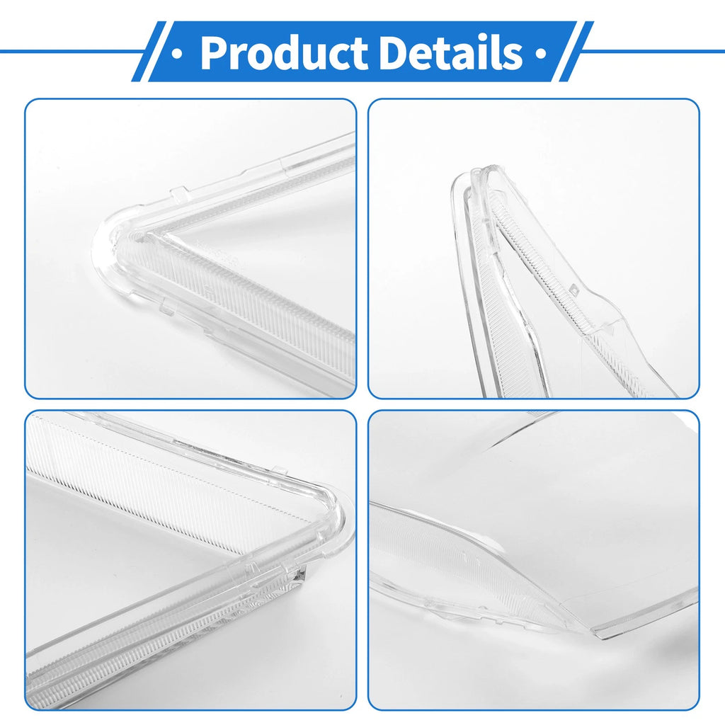 1 Pcs Headlight Lens Cover for Honda Acura (2007–2013) PC Clear
