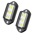 LED License Plate Lamp 6SMD for Cars RVs Trucks (Waterproof)