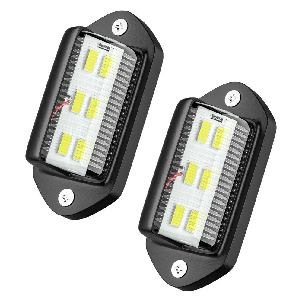 LED License Plate Lamp 6SMD for Cars RVs Trucks (Waterproof)