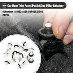 20 Pcs Door Trim Panel Push Clips Retainer for Chevrolet (No. 11519031)