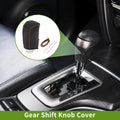 Gear Shift Knob Cover for Mazda 3 (2014–2018) Pebbled Black Brown Faux Leather
