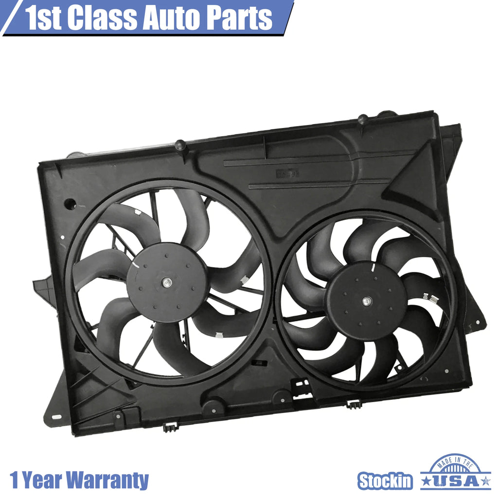Radiator and Condenser Fan for Ford Explorer Lincoln MKT (2013–2015) DA8Z8C607A