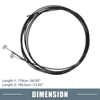Set of 1 Power Sliding Door Cable Assembly Kit 72010-SHJ-A21 for Honda Odyssey (2018–2023)