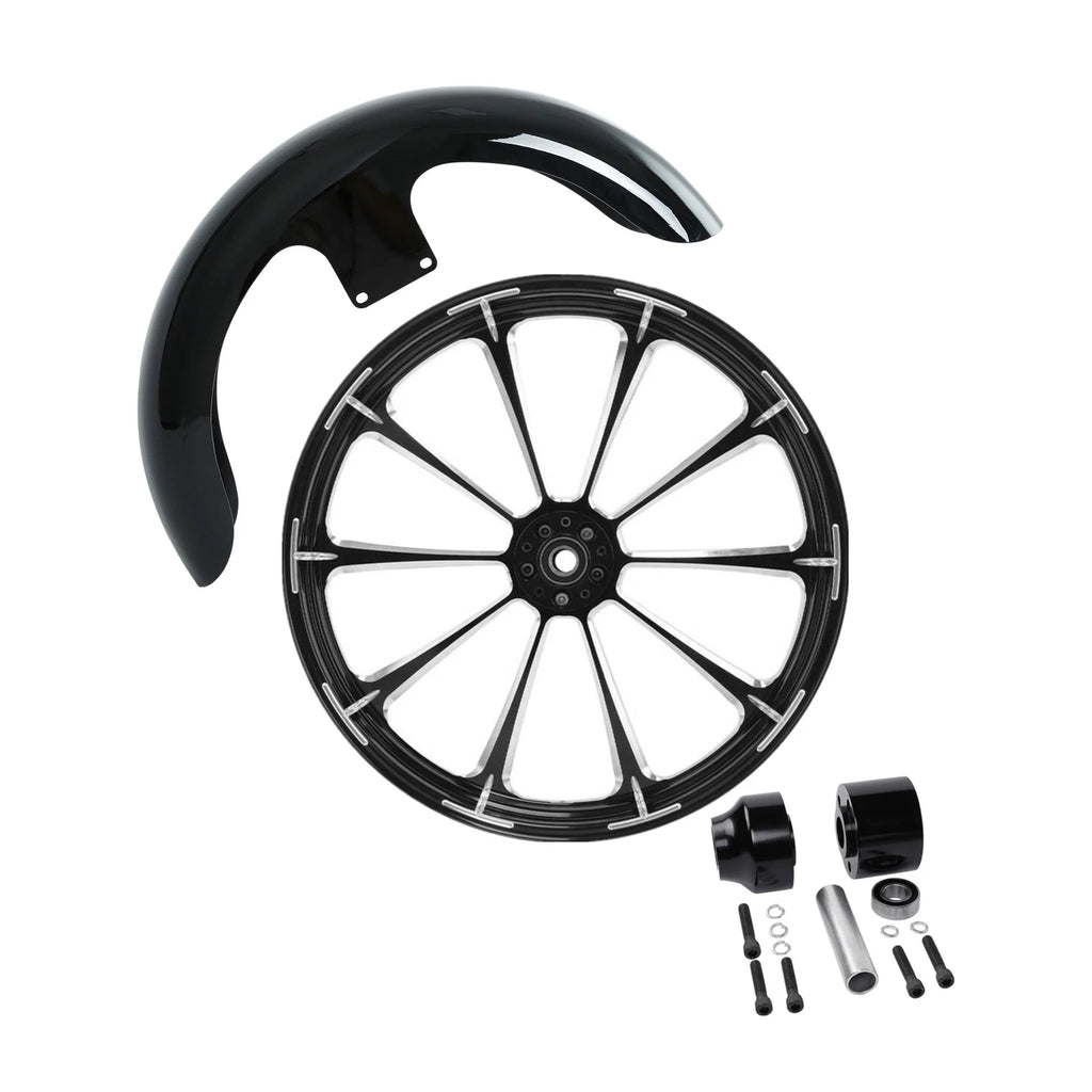 21" Front Fender Wheel Rim & Single Hub for Harley Touring (2008–2013)