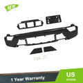 5-Piece Black Front Bumper Components for Ford F150 (2021–2023)