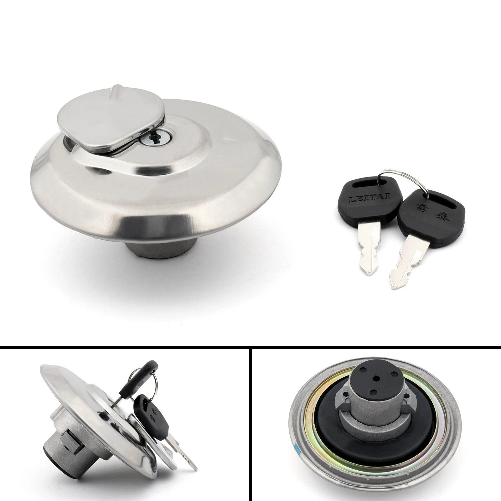 Fuel Gas Tank Cap Keys for Honda CM250C/400 CB450/750SC/GL500/650 (1980–1986) 17620-460-067