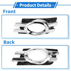 1Pc Front Left Fog Light Grill for Mercedes-Benz (2006–2012) No. 1648800724 Silver Tone
